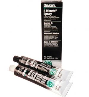 Product Image for 01030514 Epoxy Adhesive Devcon Two Part Clear 5 Minute
