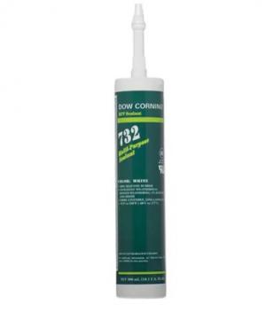 Product Image for 01046014 Silicone Sealant Dow 732 Corning Clear 300ML