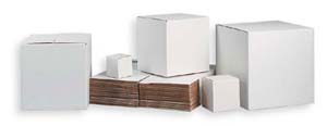 Product Image for 03074084 Corrugated Box 9 X6 X4  White