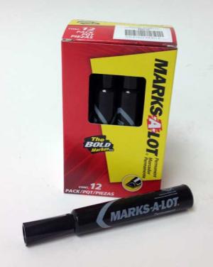 Product Image for 04000093 Wedge Tip Marker  Black