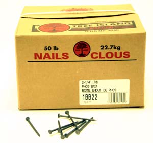 Product Image for 05490500 2 1/4  Phosphate Coated Bulk Hand Nails