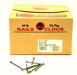 Product Image for 05490520 3 1/4  Phosphate Coated Bulk Hand Nails