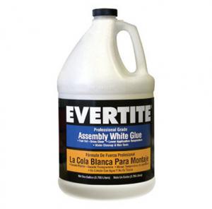 Product Image for 05530022 Wood Glue Evertite Assembly Contractor Grade White 1 Gal