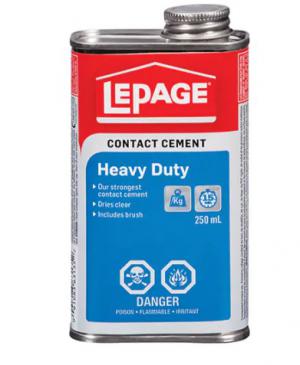 Product Image for 05530093 Contact Cement LePage Heavy Duty 250ml
