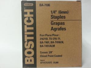 Product Image for 05990488 Fine Wire Upholstery Staple 7106 22Ga 3/8  Crown  1/4 