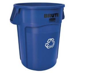Product Image for 07045030 Plastic  Recycling  Rubbermaid 44 Gal 31-1/2 Hx24  Dia B
