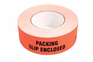 Product Image for 08000020 Packing Slip Enclosed Label 2  x 5  Black/Fluorescent Red