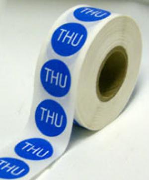 Product Image for 08001369 Label Day Dot Thursday