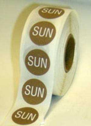 Product Image for 08001372 Label Day Dot Sunday