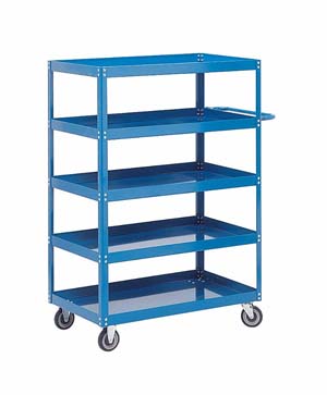 Product Image for 10011078 Service Cart 5 Shelf 800lb Capacity 24  x 36 