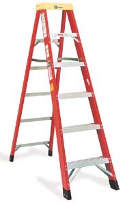 Product Image for 10011754 Step Ladder Extra Heavy Duty Fiberglass 6'