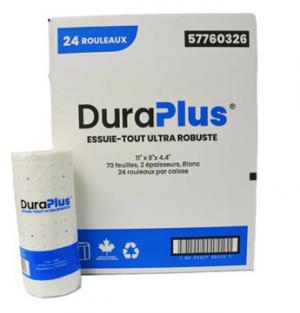 Product Image for 14000067 Roll Kitchen Towel Duraplus 2 Ply DP3066