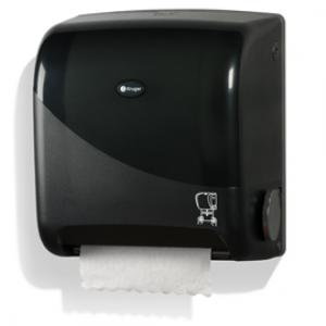 Product Image for 14002055 Noir 09740 Mini Touchless Roll Towel Dispenser Smoke/Black