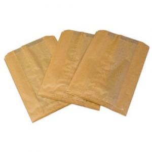 Product Image for 14990279 Sanitary Napkin Bag KL260 7-1/2 x3-1/2 x10-1/4  Kraft Wax
