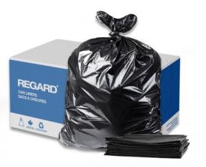 Product Image for 16000053 Garbage Bag Regard Extra Strong Black 42 x48 