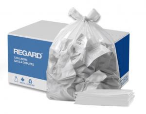 Product Image for 16000386 Garbage Bag Regard Strong Low Density Clear 26 X36 