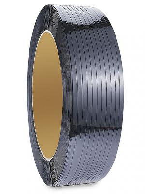 Product Image for 25030673 Polyester Strapping 5/8  x .035 x 4,200' Black 1,400lbs