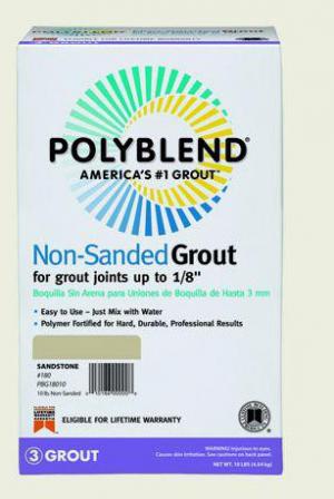 Product Image for 41071002 Polyblend+ 10 Lb NonSanded Tile Grout #11 Snow White 4/CS
