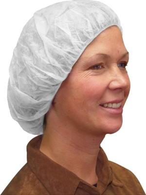 Product Image for 43010005 Hair Cap Bouffant Style 21  White Disposable