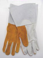 Product Image for 43060124 Glove Welders Full Grain Goatskin Palm/Cowhide Split Back Lg