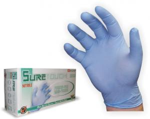 Product Image for 43060572 Glove 4ml Nitrile Powder Free XL Blue Disposable SureTouch