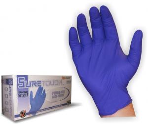 Product Image for 43060826 Glove 4.5ml Nitrile Powder Free MED Cob Blue Disp. SureTouch
