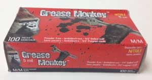 Product Image for 43060836 Glove 5ml Nitrile Powder Free XL Black Dispos Grease Monkey