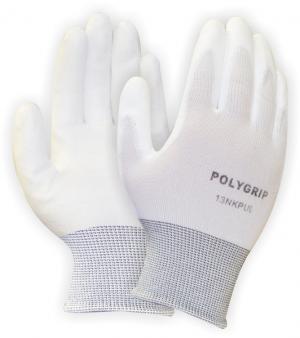 Product Image for 43061348 Glove Black Polyester Knit Polyurethane Palm XS