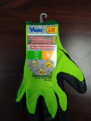 Product Image for 43061747 Glove Viking Thermo Maxx Grip Rubber Coated Palm Large