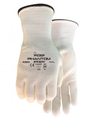 Product Image for 43061937 Glove Stealth Phantom Polyurethane Coated Palm Cut Lvl 4 Lrg