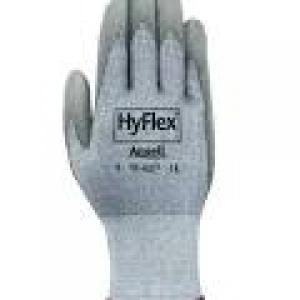Product Image for 43063440 Glove PUR Coated Palm ANSI Cut 5  HyFlex  Gry 11