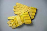 Product Image for 43990005 Glove Full Grain Patch PalmCotton Back Starched Cuff Mens'