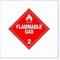 08010080.JPG Dangerous Goods Class 2 .1 Flammable Gas 4  x 4 
