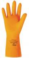43991262.JPG Glove Rubber Cotton Flocked Orange 29Mil Size 10 (XL)